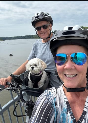 Customer photo review of Kvisp Dog Bike Carrier
