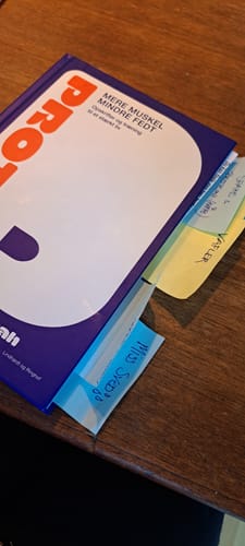 Customer photo review of PROTEIN - mere muskel, mindre fedt
