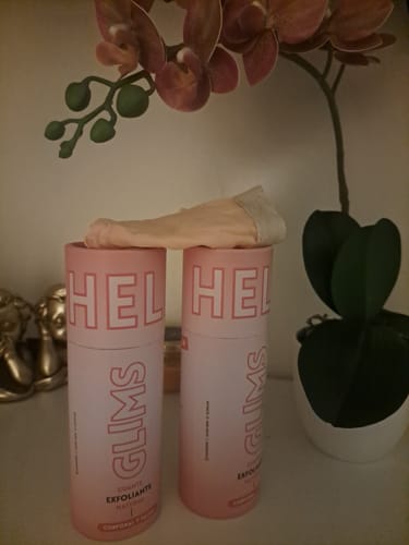 Customer photo review of GLIMS Guantes Exfoliantes
