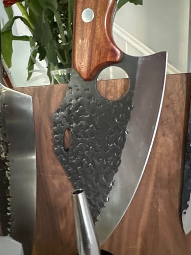 Customer photo review of Lixy 8" Cleaver