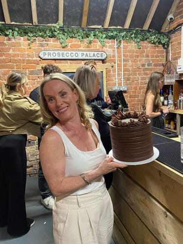 Customer photo review of Whole Bruce cake