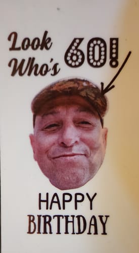 Customer photo review of Look Who's Birthday! Custom Tattoo