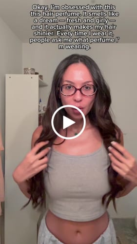 Customer video review of Sweet Dreams Hair Perfume