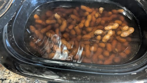 Customer photo review of Boil-The-Bag Boiled Peanuts (2 Bags)
