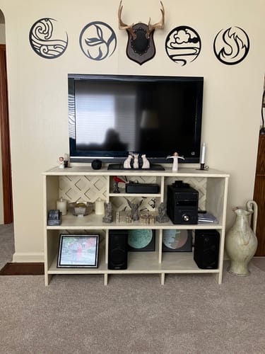 Customer photo review of Four Elements Alternative - Metal Wall Art