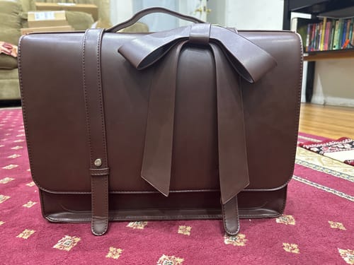 Customer photo review of Summer Garden Romance Bow Briefcase