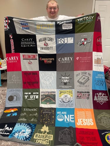 Customer photo review of Premium T Shirt Quilt
