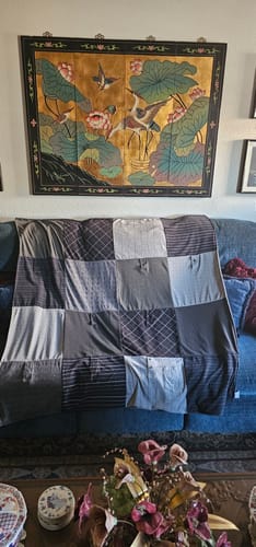 Customer photo review of Premium T Shirt Quilt