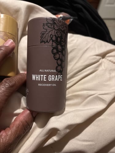 Customer photo review of White Grape Recovery Oil