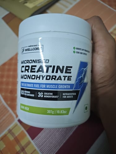 Customer photo review of Wellcore - Pure Micronised Creatine Monohydrate | Kiwi Kick (307g, 83 servings)