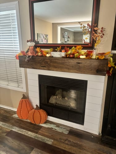 Customer photo review of Distressed Mantels