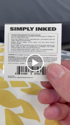 Customer video review of Tattoo Bundle Of The Month (June)