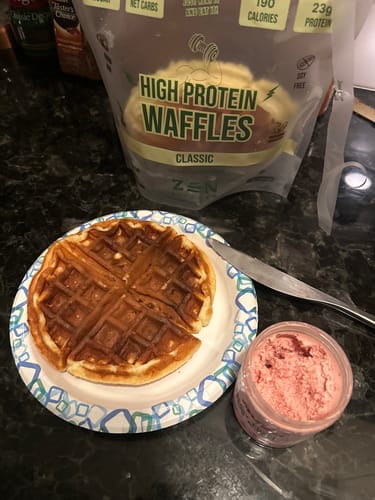 Customer photo review of Zen Protein Waffles - Classic