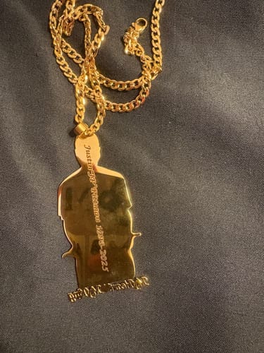 Deangle A. review of Custom Photo Engraved Pendant Necklace image 1 out of 1