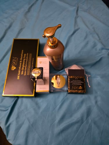 Customer photo review of Premium Plus Lightening Facial Beauty Bar