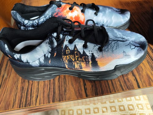 Customer photo review of Blood Moon Manor Chunky Sneakers
