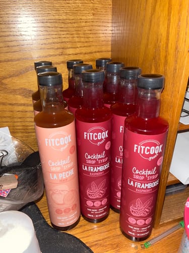 Customer photo review of La Framboise - Sirop à Cocktail Sans Sucre