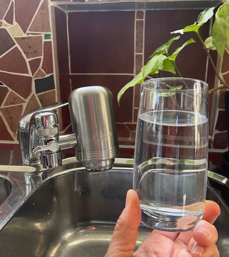 Customer photo review of Evolved H2O™ Advanced Tap Filter