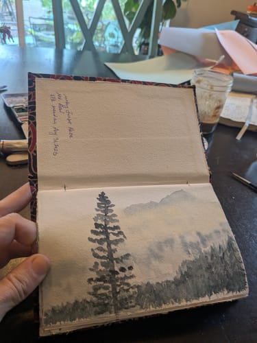 Customer photo review of WATERCOLOR SKETCHBOOKS