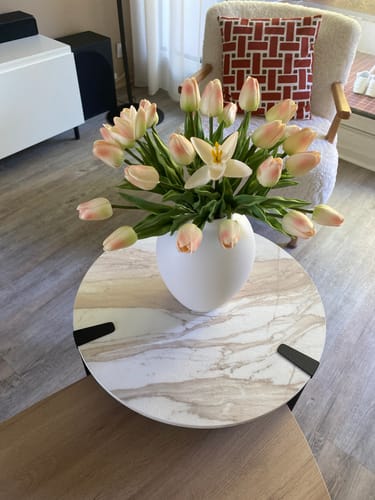 Customer photo review of Aura vase - Blanc mat