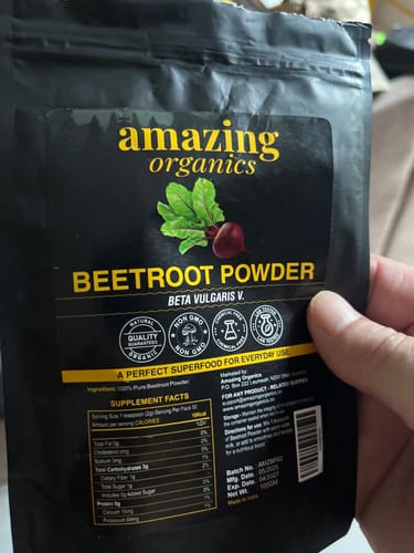 Customer photo review of Beetroot Powder