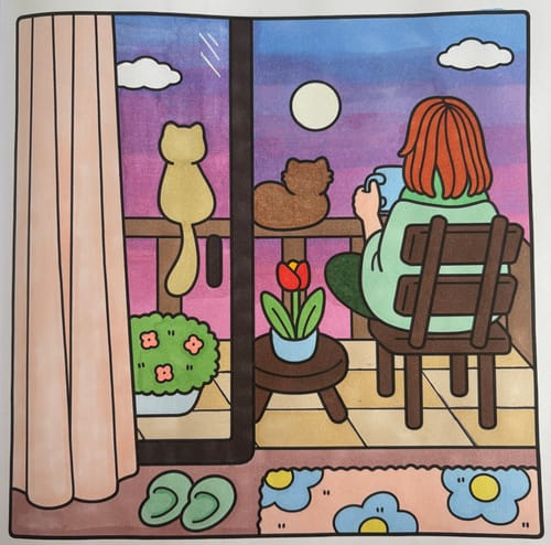 Customer photo review of Ohuhu Honolulu 96 Pastel Colors Alcohol Art Markers - Sweetness & Blossoming