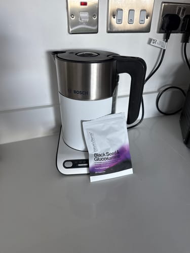 Customer photo review of Black Seed Oil & Natural Glucosamine Capsules