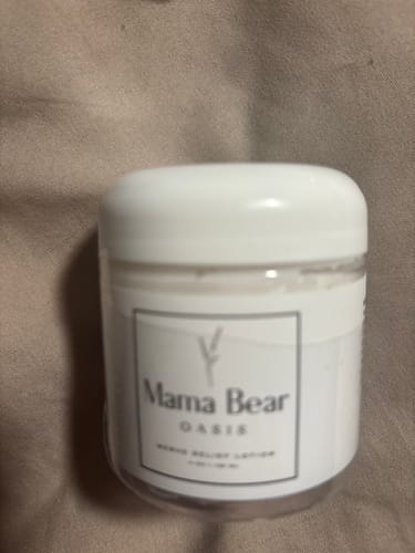 Customer photo review of Mama Bear Nerve Relief Lotion