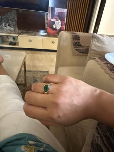 Customer photo review of Greenstone Enigma Ring