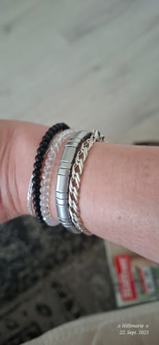 Customer photo review of Obsidian Armband