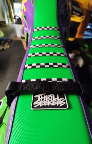 Customer photo review of Custom Seat Cover: 2023 Kawasaki KLX300R