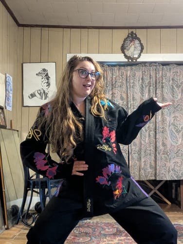 Customer photo review of Black Resort BJJ Gi By RollBliss