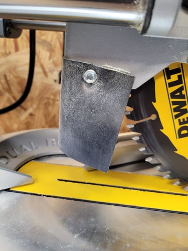 Customer photo review of Replacement Parts: Dewalt DWS779/780 Dust Collection
