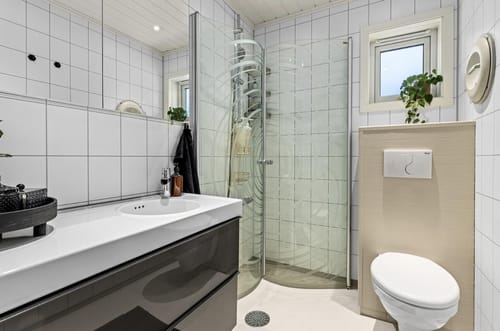 Kundeanmeldelse med bilde av Premium Limewash beige kontaktplast