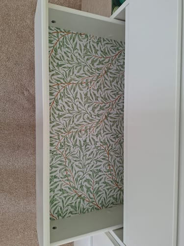 Customer photo review of WILLOW William Morris | Scented Drawer Liners in 3 Fragrances.