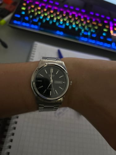 Customer photo review of Reloj Casio Análogo MTP-1239D-1A Day Date Negro