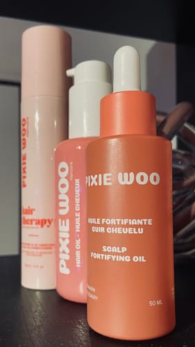 Customer photo review of Pre-Wash Fortifying Rosemary Oil for Scalp