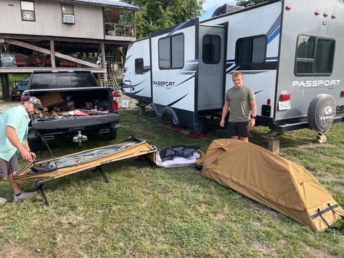 Customer photo review of Summit Sleep System