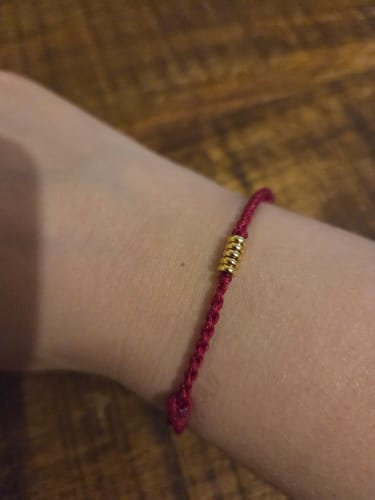 Customer photo review of Tibetisches Kraftarmband