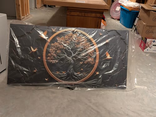 Customer photo review of 3D Celtic Tree of Life Wall Art IV