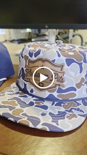 Customer video review of Custom Leather Patch 5-Panel Rope Hat - Blank Rope Hats