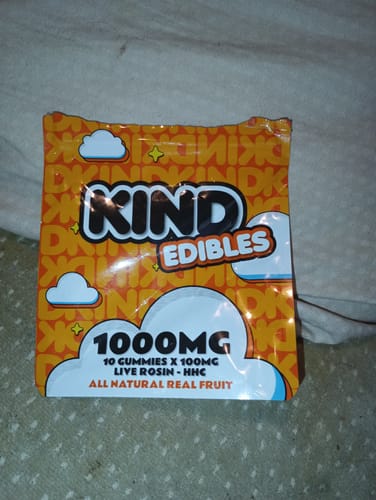 Customer photo review of KIND Watermelon - 1000mg HHC Gummies (Indica)