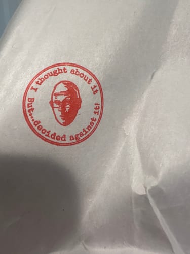 Customer photo review of Face Stamp﹘ Self-Inking Stamp﹘US