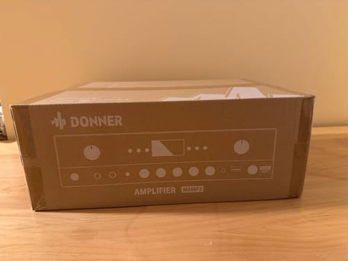 Customer photo review of Donner MAMP2 2チャンネルアンプ