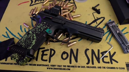 Customer photo review of CZ Shadow 2 Mag well | Aluminium