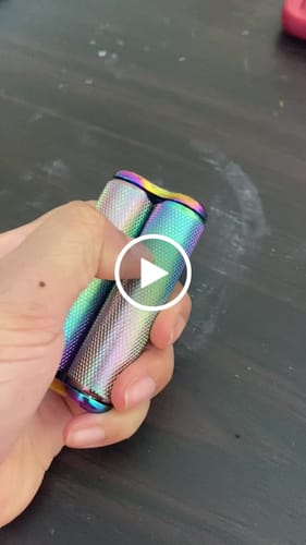 Customer video review of 145 gram Mini Hand Roller in black carry case