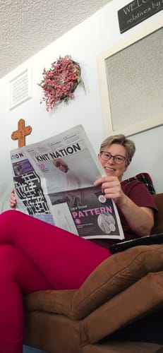 Customer photo review of Knit Nation • 1-Issue-a-Month Subscription