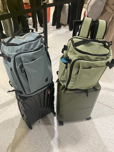 Customer photo review of Blast Quick Access 28L-38L Carry On Travel Backpack