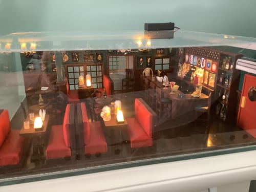 Customer photo review of MacLaren's Pub DIY Miniature House