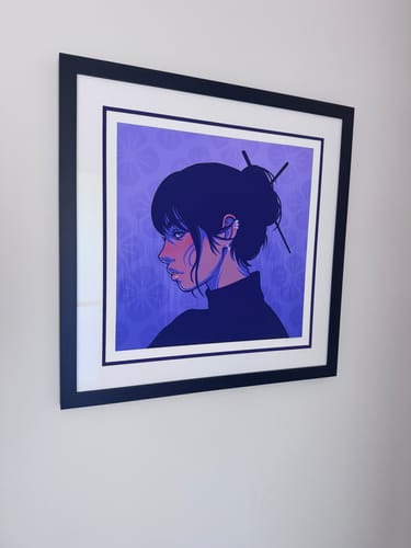 Customer photo review of Yoru Hana - Limited Edition Print